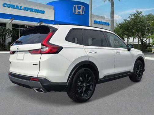 Platinum White Pearl 2026 Honda CR-V Hybrid Sport-L