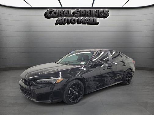 Black 2025 Honda Civic Sport