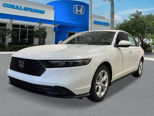 Platinum White Pearl 2026 Honda Accord LX