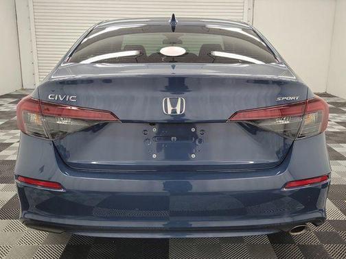 Blue 2025 Honda Civic Sport