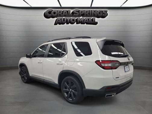 White 2025 Honda Pilot Sport
