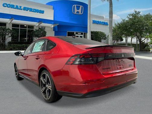Radiant Red Metallic 2026 Honda Accord Hybrid Sport