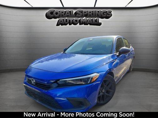 Blue 2024 Honda Civic Sport