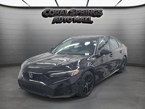 Black 2025 Honda Civic Hybrid
