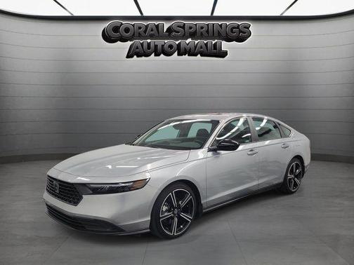 Silver 2025 Honda Accord Hybrid Sport