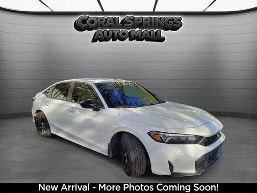 White 2025 Honda Civic Sport