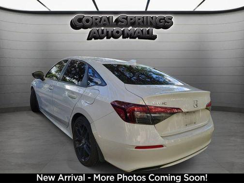 White 2025 Honda Civic Sport