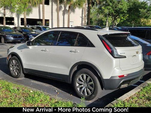 Crystal White Tri-Coat 2023 Cadillac XT4 Sport
