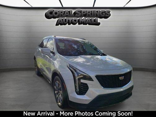 Crystal White Tri-Coat 2023 Cadillac XT4 Sport
