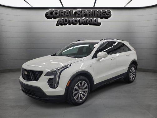 Crystal White Tri-Coat 2023 Cadillac XT4 Sport
