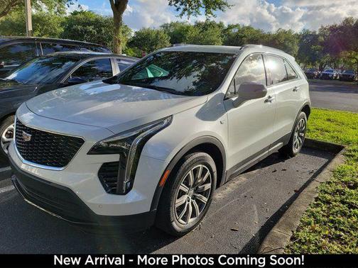 Crystal White Tri-Coat 2023 Cadillac XT4 Sport