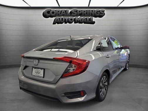 Silver 2017 Honda Civic EX
