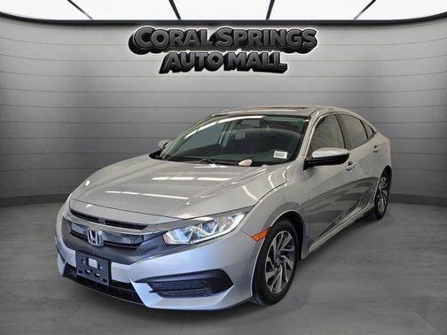 Silver 2017 Honda Civic EX