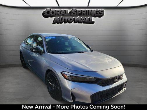 Silver 2025 Honda Civic Sport