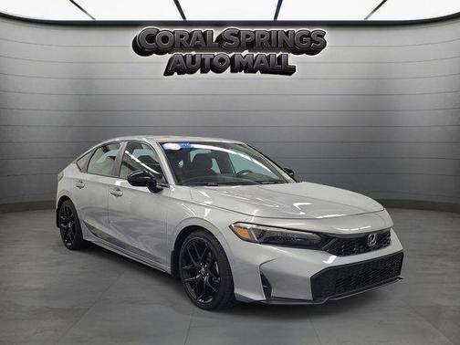 Silver 2025 Honda Civic Sport