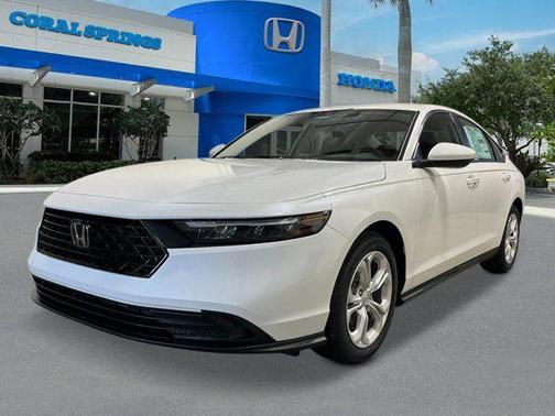 Platinum White Pearl 2026 Honda Accord LX