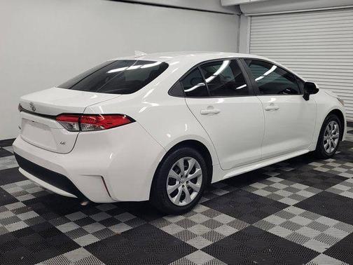 White 2022 Toyota Corolla LE