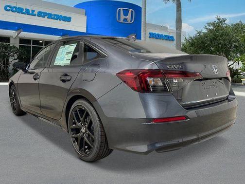 Meteorite Gray Metallic 2026 Honda Civic Sport