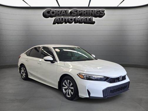 White 2026 Honda Civic LX