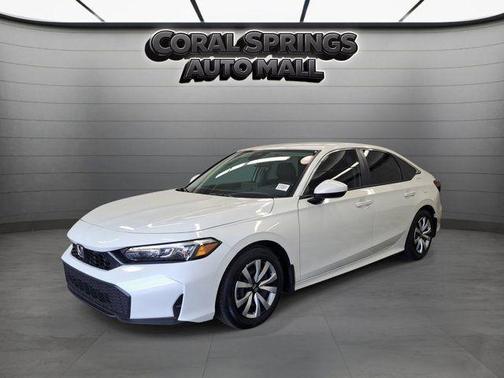 White 2026 Honda Civic LX