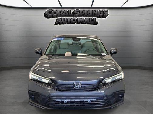 Gray 2024 Honda Civic LX
