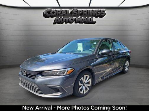 Gray 2024 Honda Civic LX