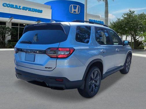 Solar Silver Metallic 2026 Honda Pilot Sport