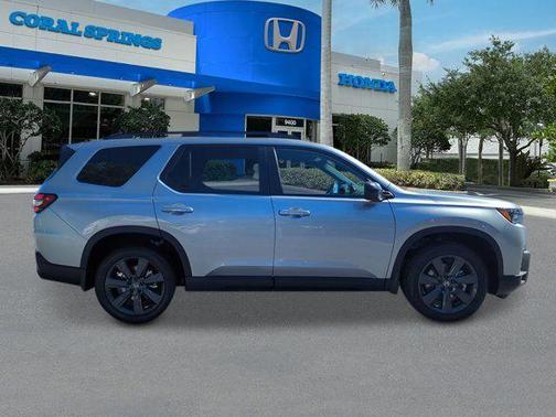 Solar Silver Metallic 2026 Honda Pilot Sport