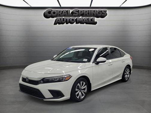 White 2024 Honda Civic LX
