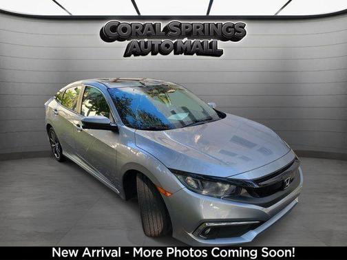 Silver 2019 Honda Civic EX-L