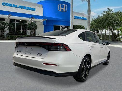 Platinum White Pearl 2026 Honda Accord Hybrid Sport
