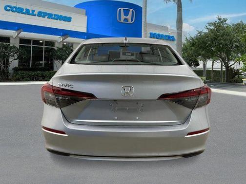 Solar Silver Metallic 2026 Honda Civic LX