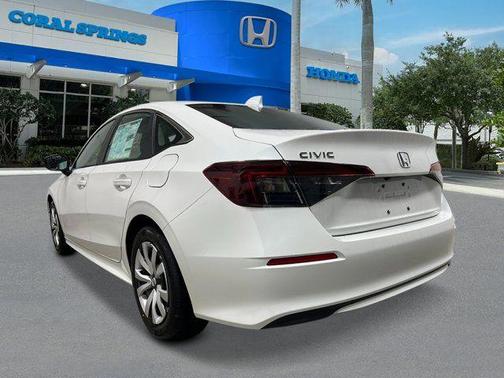 Platinum White Pearl 2026 Honda Civic LX