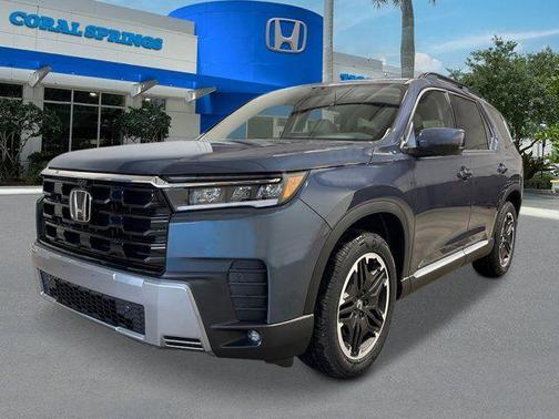 Smoke Blue 2026 Honda Pilot Touring S