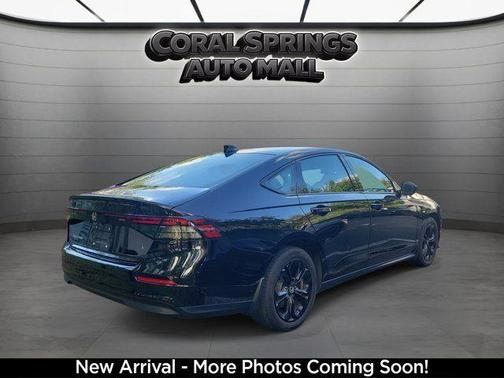 Black 2025 Honda Accord SE