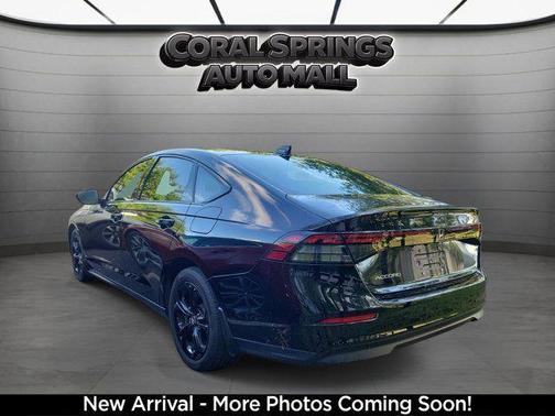Black 2025 Honda Accord SE