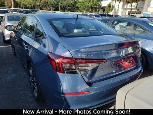 Blue 2025 Honda Civic Hybrid