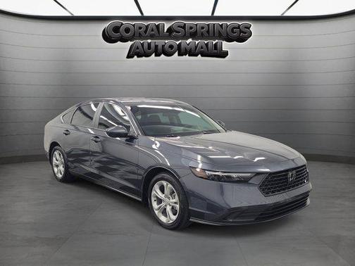 Gray 2024 Honda Accord LX