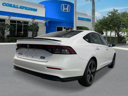 Platinum White Pearl 2026 Honda Accord Hybrid Sport