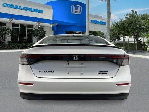 Platinum White Pearl 2026 Honda Accord Hybrid Sport