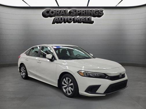 White 2024 Honda Civic LX
