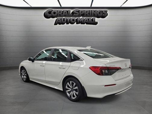 White 2024 Honda Civic LX