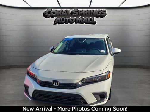 White 2024 Honda Civic LX