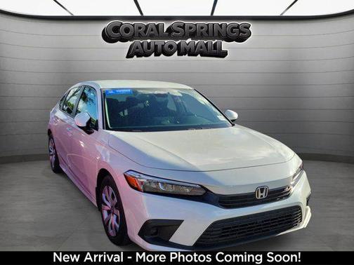 White 2024 Honda Civic LX