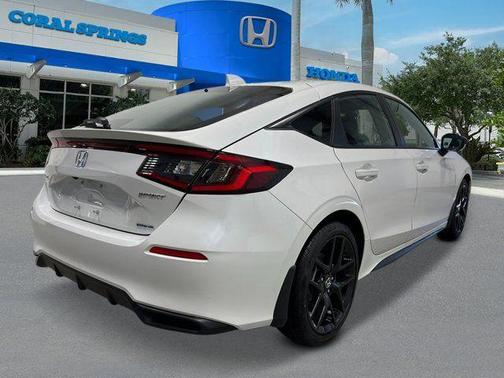 Platinum White Pearl 2026 Honda Civic Hybrid Sport