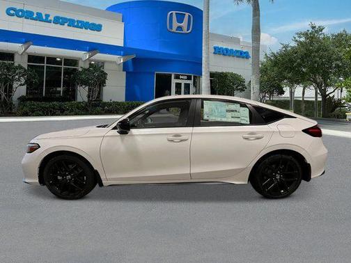 Platinum White Pearl 2026 Honda Civic Hybrid Sport