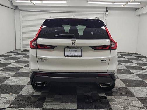 White 2025 Honda CR-V Hybrid Sport Touring