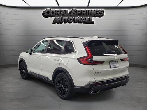 White 2025 Honda CR-V Hybrid Sport Touring