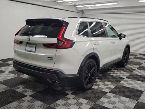 White 2025 Honda CR-V Hybrid Sport Touring