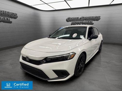 White 2024 Honda Civic Sport